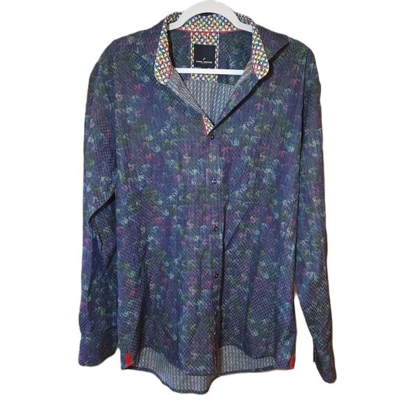 Daniel Hechter Other - Daniel Hechter Paris button-up shirt Men's XL long-sleeve multicolor patterned